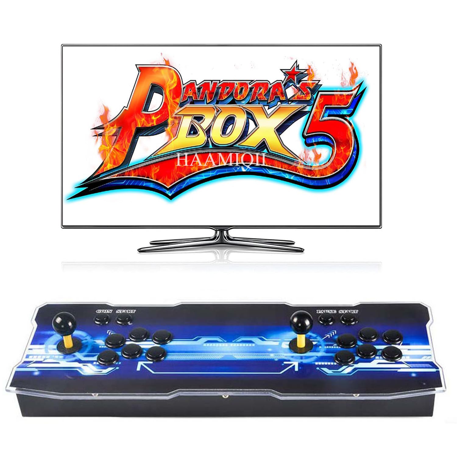 Amazon.com: HAAMIIQII Retro Arcade Game Console WiFi, 3D Pandoras